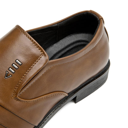 Men’s Dress Shoes Oxfords Uniform Business Slip On Formal Soft Classic Wedding Casual Modern Work Shoes Black US6-15