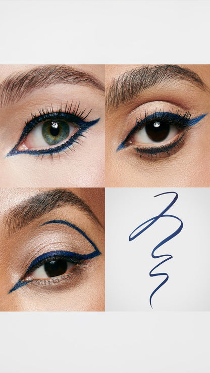stila Waterproof Liquid Eye Liner, Stay All Day Makeup with Fine Brush Tip Lasting Satin Finish, Smudge-Proof & Transfer-Resistant
