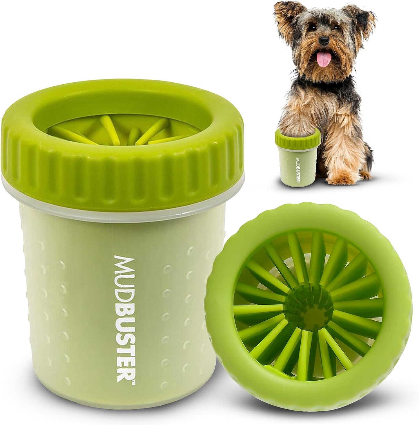 Dexas MudBuster Portable Dog Paw Cleaner - Premium Quality, Blue, Small Size for Pet Supplies and Accessories