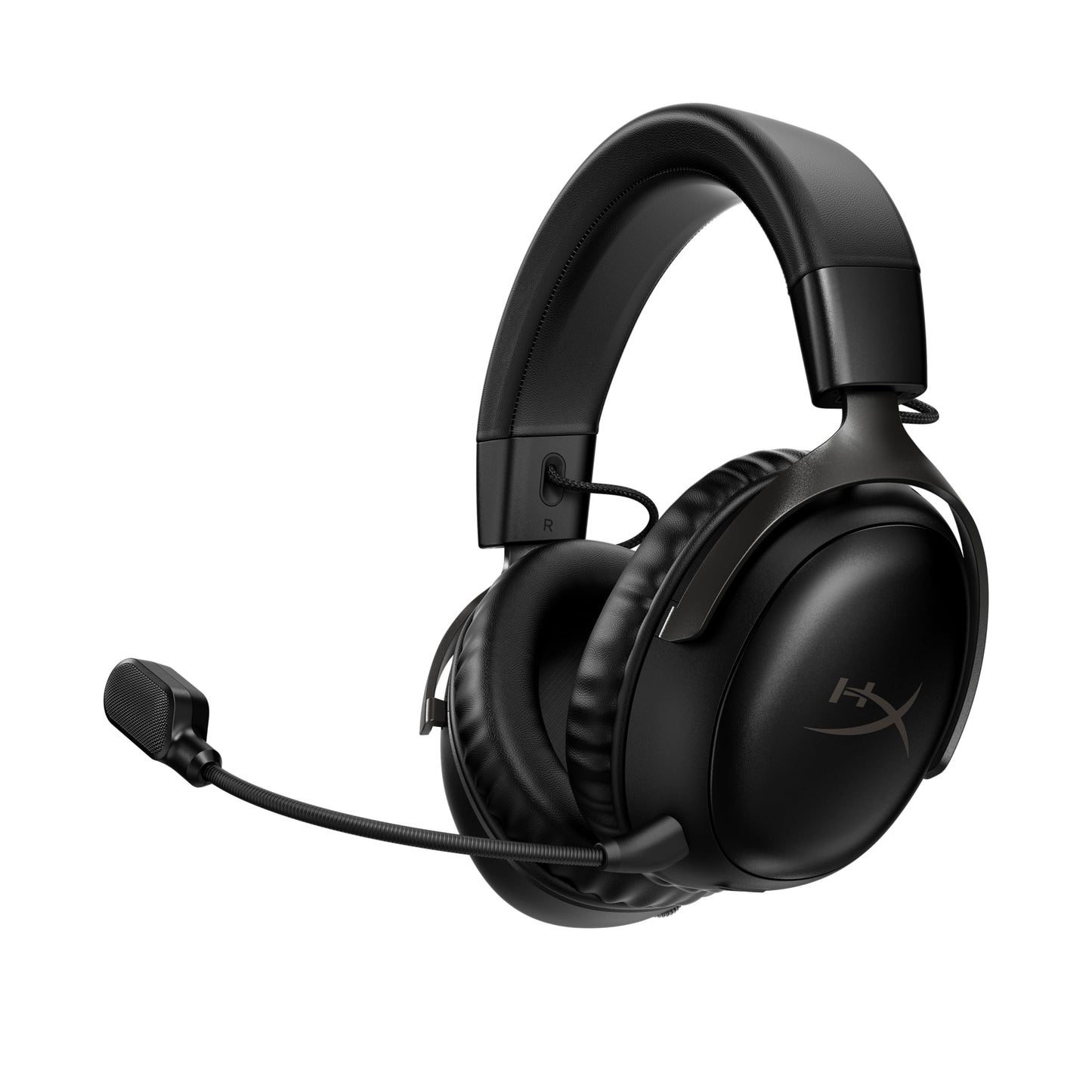 HyperX Cloud III – Wired Gaming Headset, PC, PS5, Xbox Series X|S, Angled 53mm Drivers, Spatial Audio, Memory Foam, Durable Frame, Ultra-Clear 10mm Mic, USB-C, USB-A, 3.5mm – Black/Red