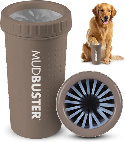 Dexas MudBuster Portable Dog Paw Cleaner - Premium Quality, Blue, Small Size for Pet Supplies and Accessories