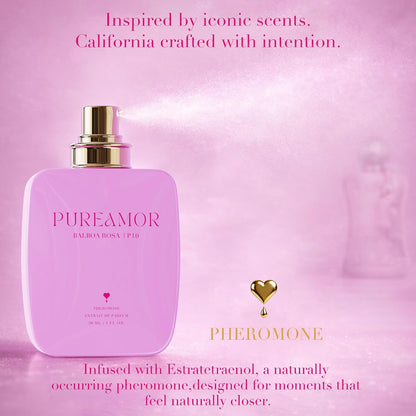 Pheromone Perfume for Women, Amber Noir Extrait de Parfum - Long Lasting Vanilla Amber Scent, 30% High Concentration, Full Size Fragrance Spray, 1.0 oz / 30 ml