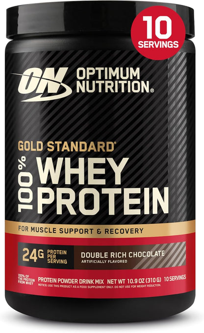 Optimum Nutrition Gold Standard 100% Whey Protein Powder, Extreme Milk Chocolate, 10 Pound (Packaging May Vary) (Pack of 2)