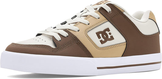 DC, Men's, Pure, Cream/Brown/Tan, 8, Medium