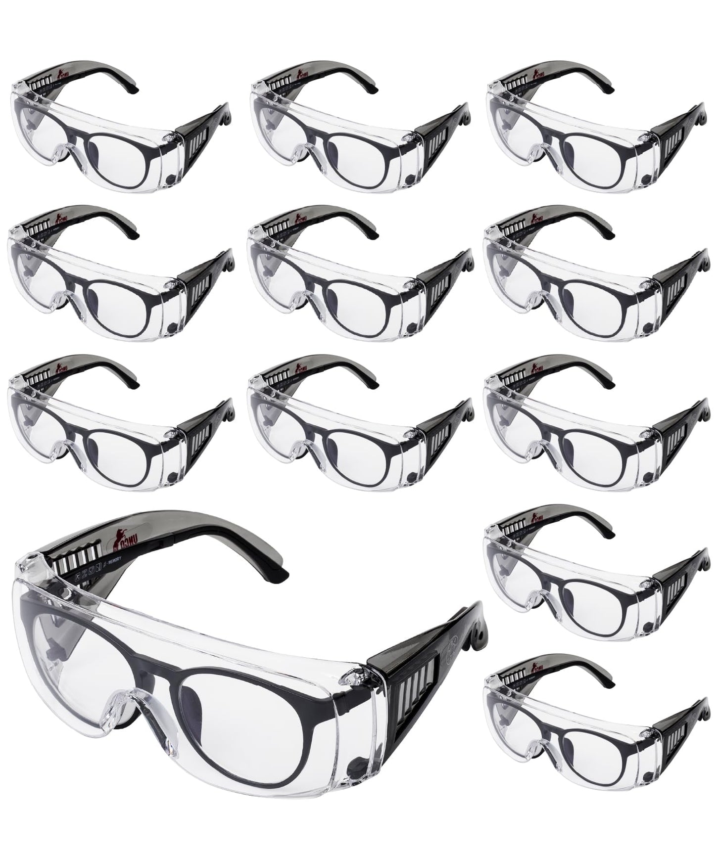 UNCO- Safety Goggles Over Glasses, Protective Goggles, Anti Fog, Work, Safety Glasses Over