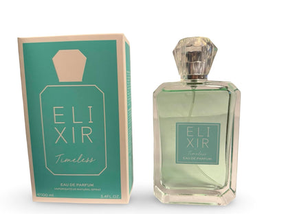 ELIXIR TIMELESS Eau de Parfum, Ice Cream and Bergamot Fragrance, Natural Spray with Pistachio Notes, 3.4 Fl Oz