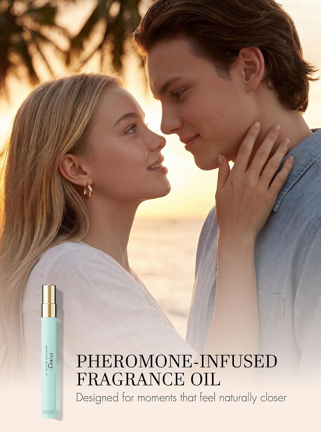 Pheromone Perfume for Women - Long Lasting Saffron Amber & Cedarwood Sophisticated Scent, Luxury Concentrated Extrait de Parfum Spray Oil, Portable Size Signature Scent, 1 fl oz (30ML