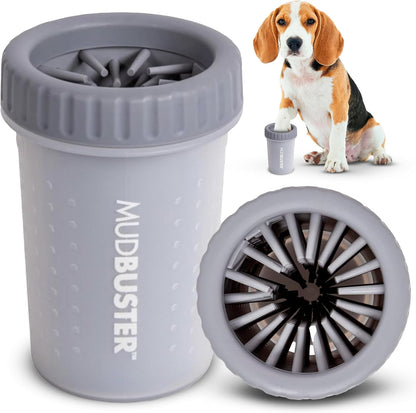 Dexas MudBuster Portable Dog Paw Cleaner - Premium Quality, Blue, Small Size for Pet Supplies and Accessories