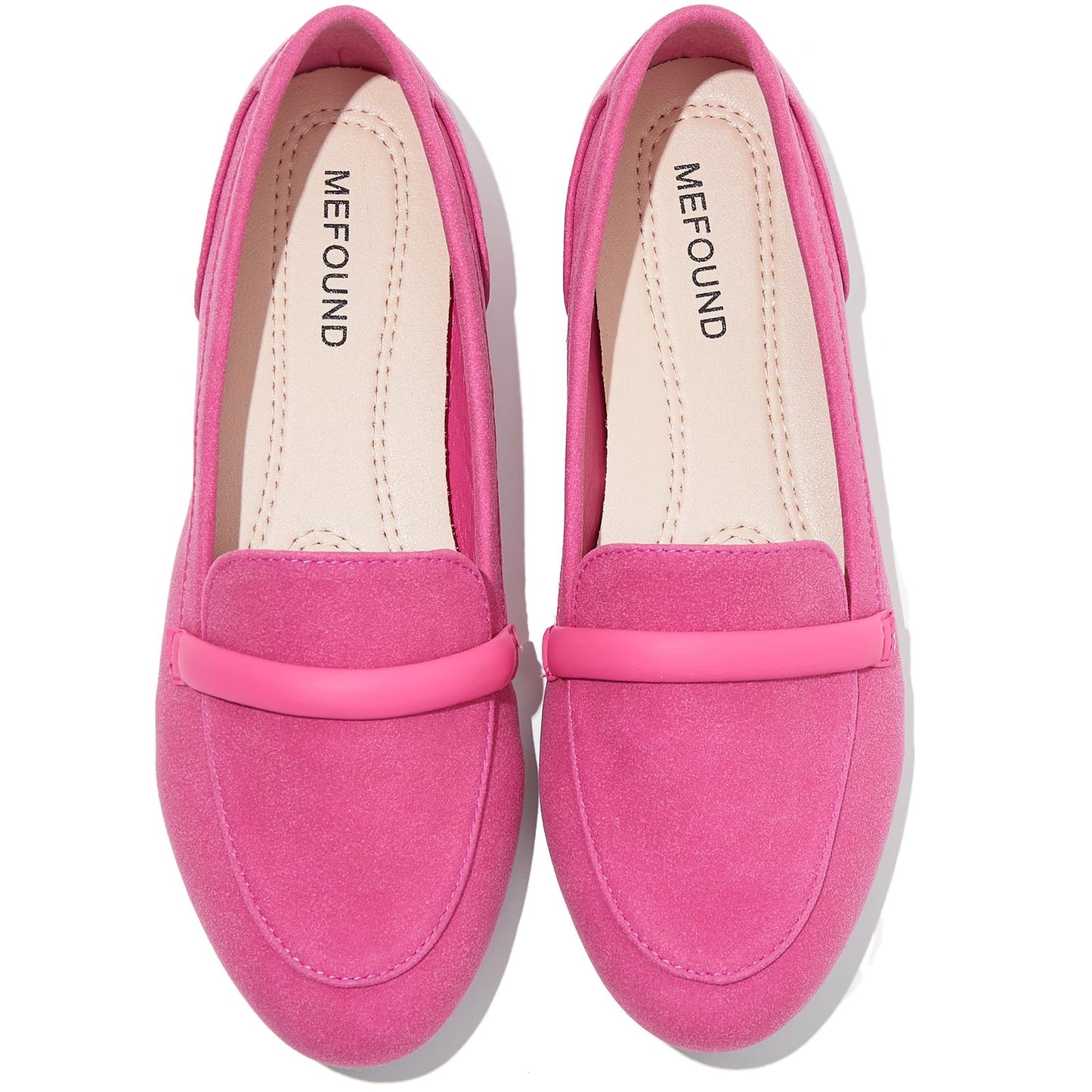 Women's Slip on Flats Shoes Runs Small Faux Suede Ballet Flats Fashion Business Casual Comfortable Flats Dressy Loafers for Women