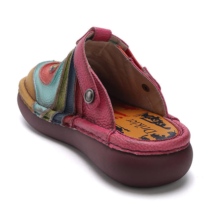 Women's Casual Loafers Shoes Garden Clogs for Women Platform Slippers Colorful Slip-On Comfortable Mules & Clogs Sandals