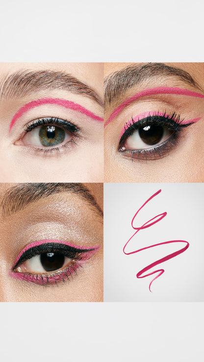 stila Waterproof Liquid Eye Liner, Stay All Day Makeup with Fine Brush Tip Lasting Satin Finish, Smudge-Proof & Transfer-Resistant