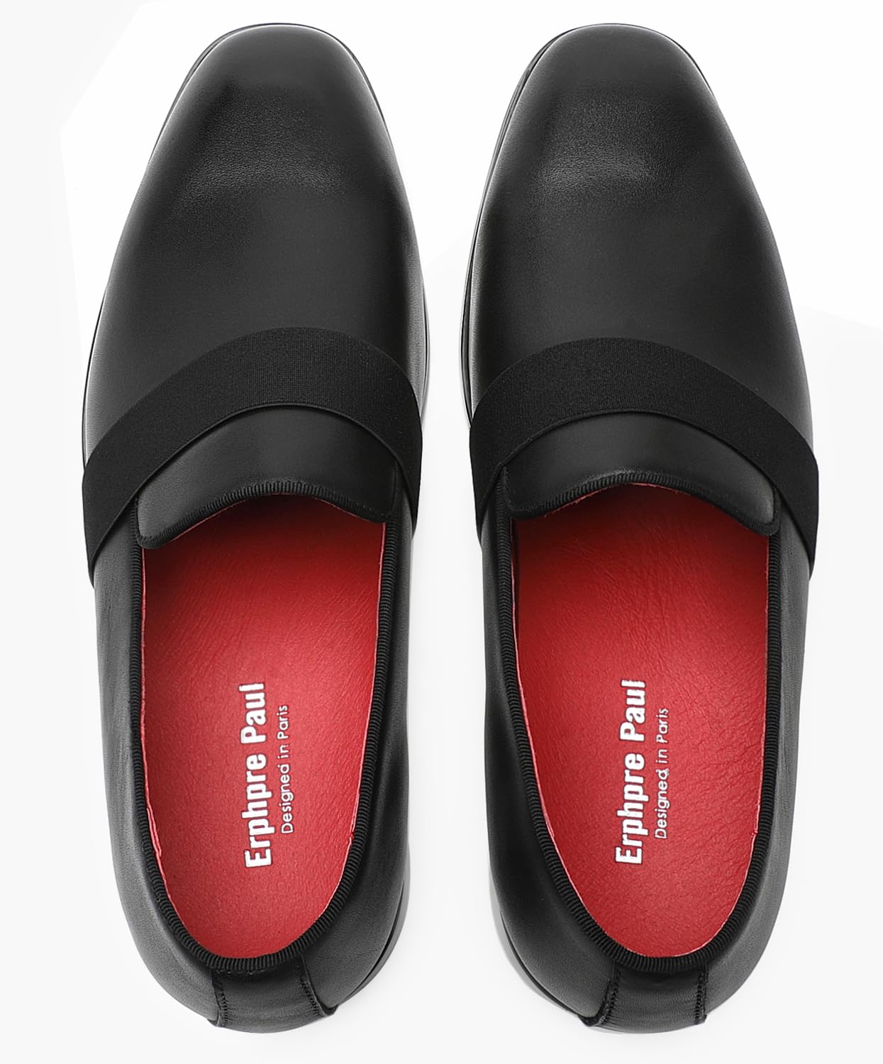 Men's Tuxedo Patent Leather Loafers Dress Wedding Shoes