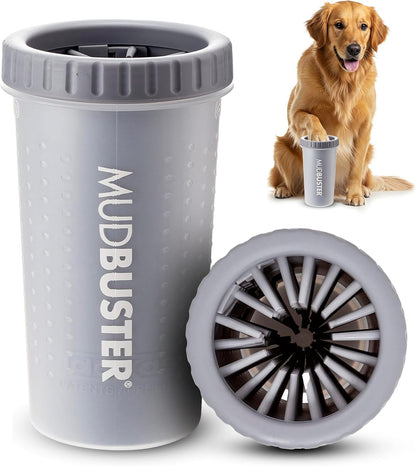 Dexas MudBuster Portable Dog Paw Cleaner - Premium Quality, Blue, Small Size for Pet Supplies and Accessories