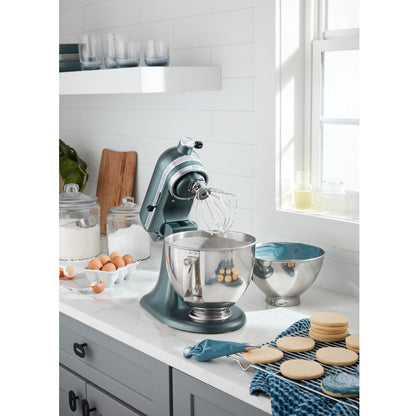 KitchenAid Artisan Series 5 Quart Tilt Head Stand Mixer with Pouring Shield KSM150PS, Almond Cream