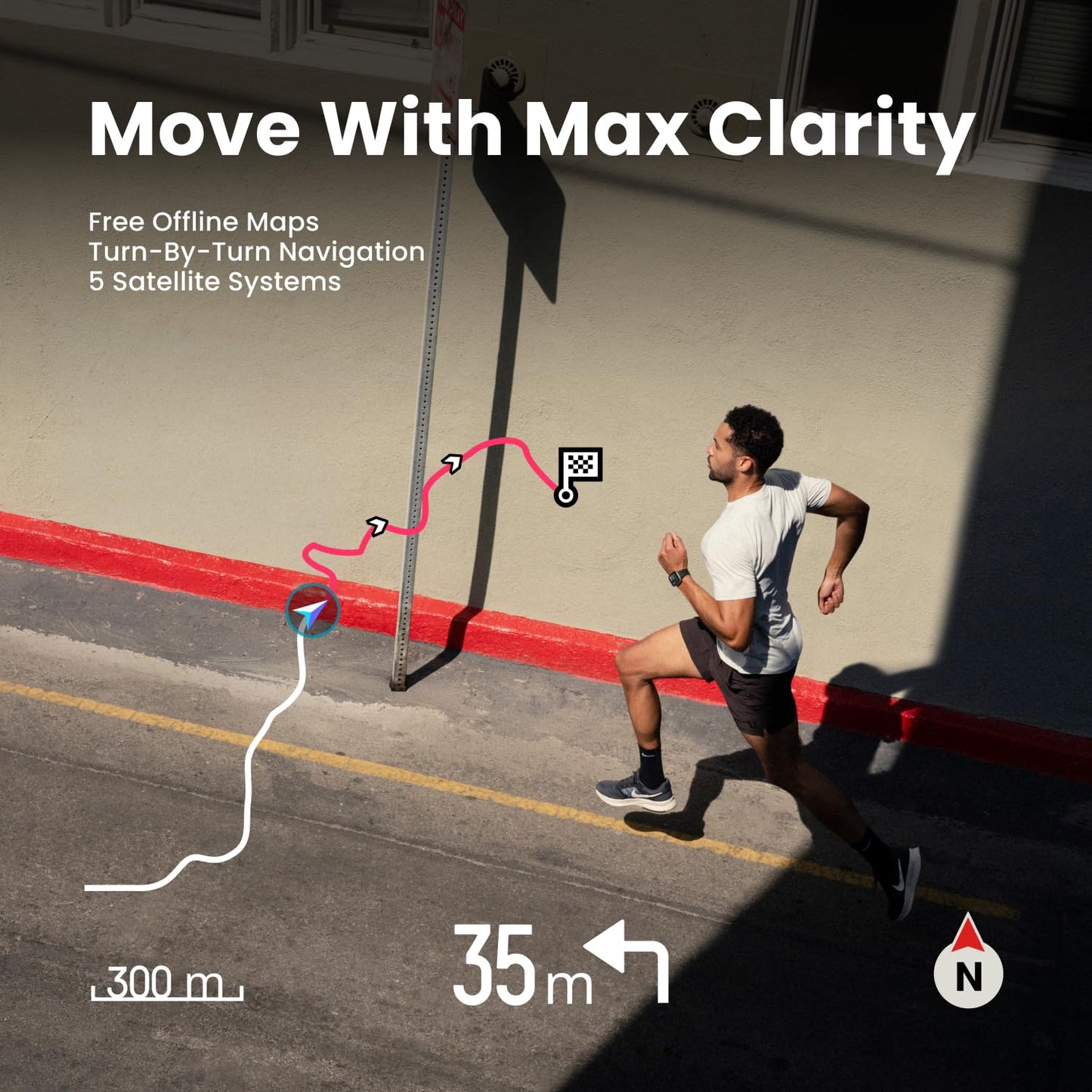 Amazfit Bip 6 Smart Watch 46mm, 14 Day Battery, 1.97" AMOLED Display, GPS & Free Maps, AI, Bluetooth Call & Text, Health, Fitness & Sleep Tracker, 140+ Workout Modes, 5 ATM Water-Resistance, Black