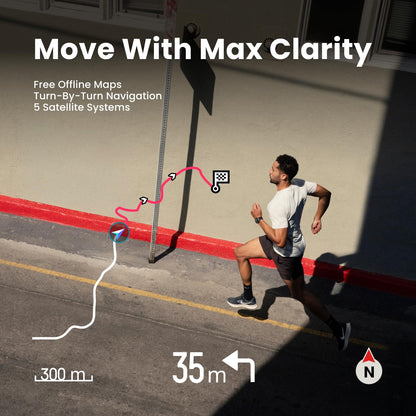Amazfit Bip 6 Smart Watch 46mm, 14 Day Battery, 1.97" AMOLED Display, GPS & Free Maps, AI, Bluetooth Call & Text, Health, Fitness & Sleep Tracker, 140+ Workout Modes, 5 ATM Water-Resistance, Black