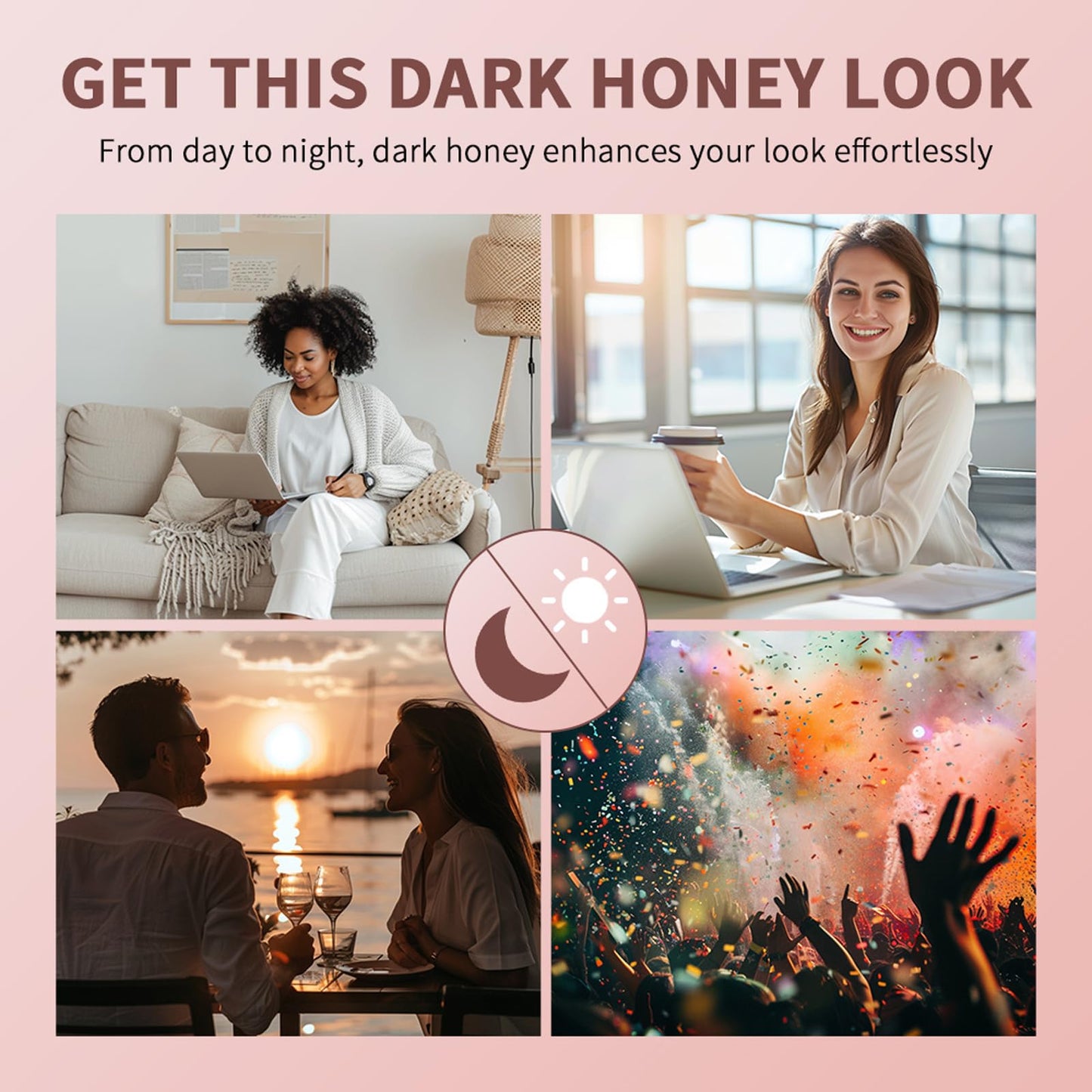 Honey Lipstick Tinted Lip Balm - Sheer Hydrating Lipstick for All Skin Tones - Moisturizing Lip Color, Nourishing Lip Balm with a Hint of Natural Black Cherry Tint