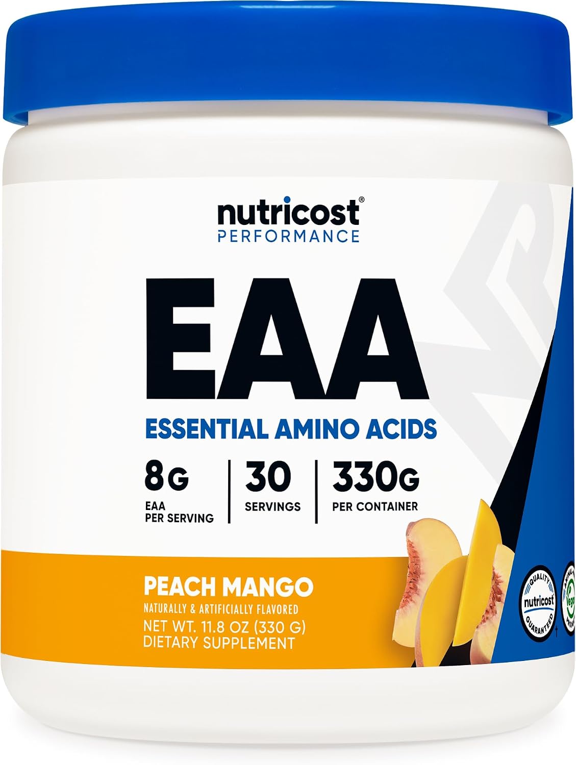 Nutricost EAA Powder 30 Servings (Fruit Punch) - Essential Amino Acids - Non-GMO, Gluten Free, Vegetarian Friendly (Pack of 2)