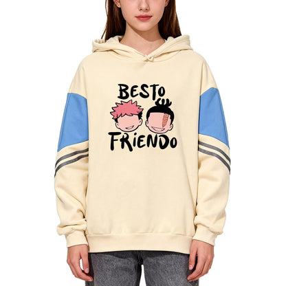 ACEFAST INC Itadori Yuji Best Friend Anime Hoodies Unisex Harajuku Graphic Hoodies Jjk Merch Anime Pullover Sweatshirt