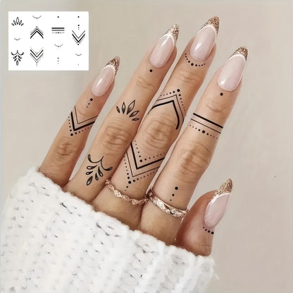 12 Sheets Beautiful Butterfly Flowers Temporary Tattoos For Women Feet Hands Body Art, Realistic Rose Peony Floral Fake Tattoo Sticker For Legs Ankle, Waterproof Lily Dreamcatcher Temp Tatoos Decals