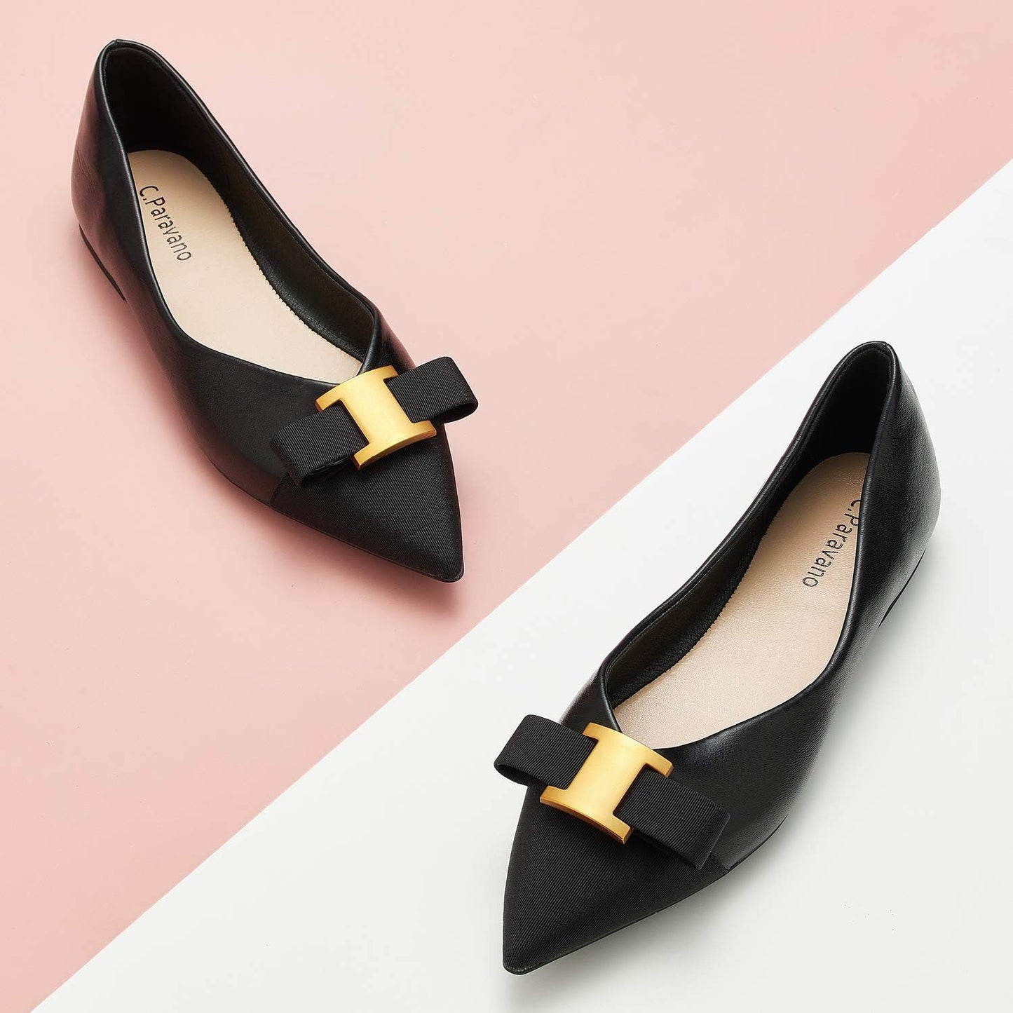 C.Paravano Flats for Women | Pointed Toe Flats | Ballet Flats | Women Shoes Dressy Comfortable