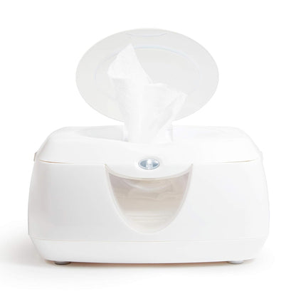 Munchkin Warm Glow Baby Wipe Warmer with Nightlight, Baby Wipes Warmer Dispenser for Newborn Diaper Changes, Holds 100 Wipes, White