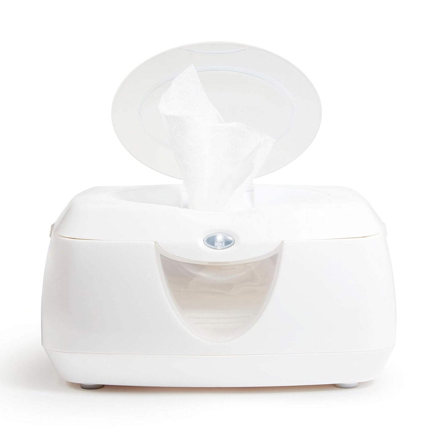 Munchkin Warm Glow Baby Wipe Warmer with Nightlight, Baby Wipes Warmer Dispenser for Newborn Diaper Changes, Holds 100 Wipes, White