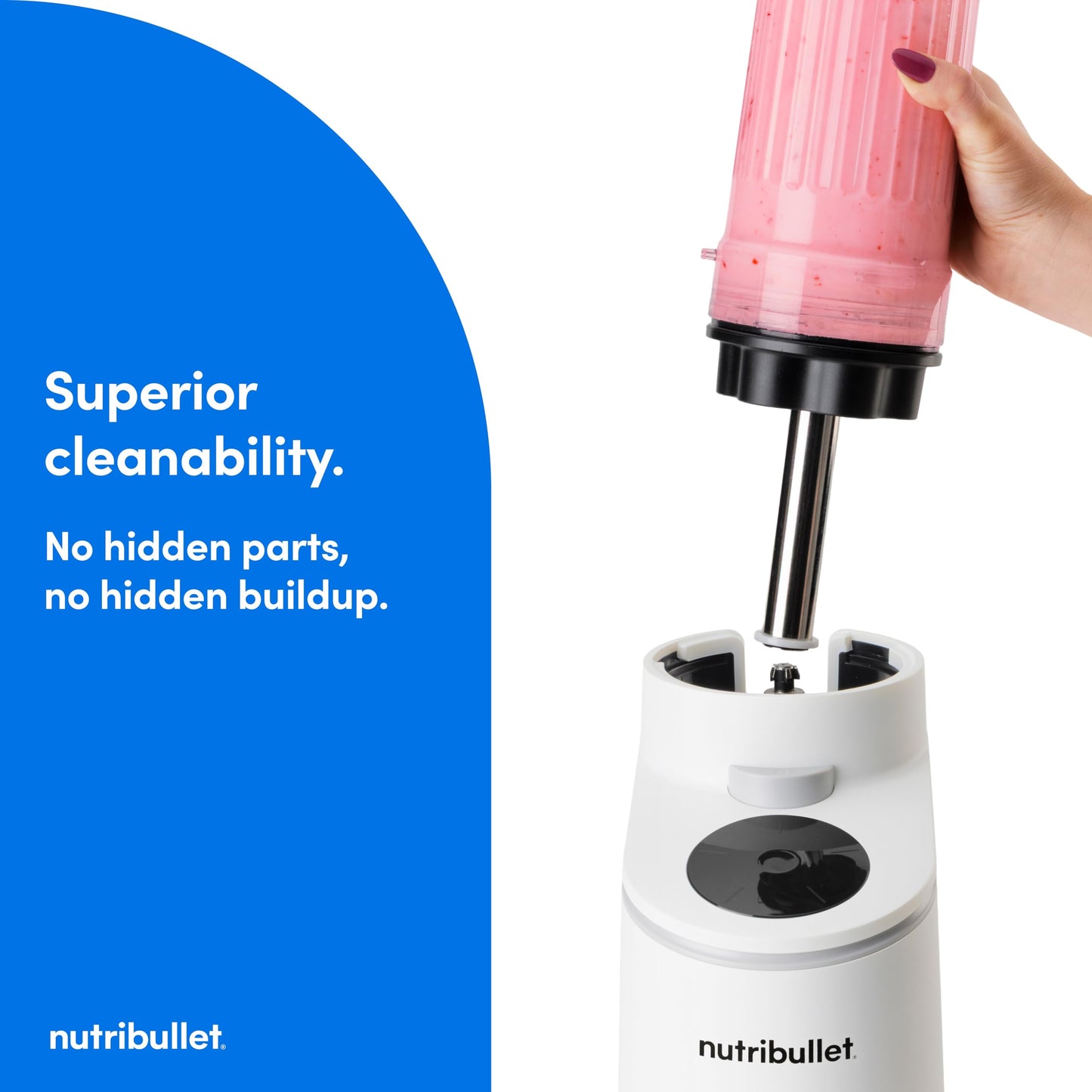 nutribullet Chill Ice Cream Maker, for Gelato, Sorbet, Frozen Yogurt, Smoothie Bowls, Compact Size, (2) Dishwasher Safe 16 oz. Pint Cups with Lids, Black, NBD50100AK