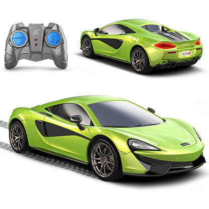 AEROQUEST 1:24 Lamborghini Remote Control Car （Green） | Officially Licensed,Birthday Gift,Toys for ages 3-8,Aventador SVJ Mode,Electric Sport Racing,Hobby RC Cars