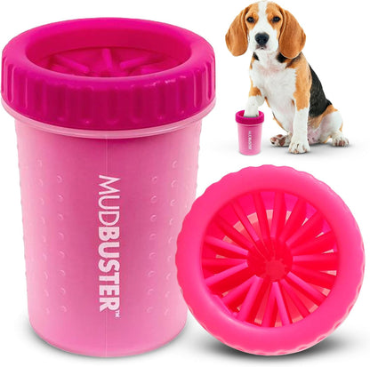 Dexas MudBuster Portable Dog Paw Cleaner - Premium Quality, Blue, Small Size for Pet Supplies and Accessories