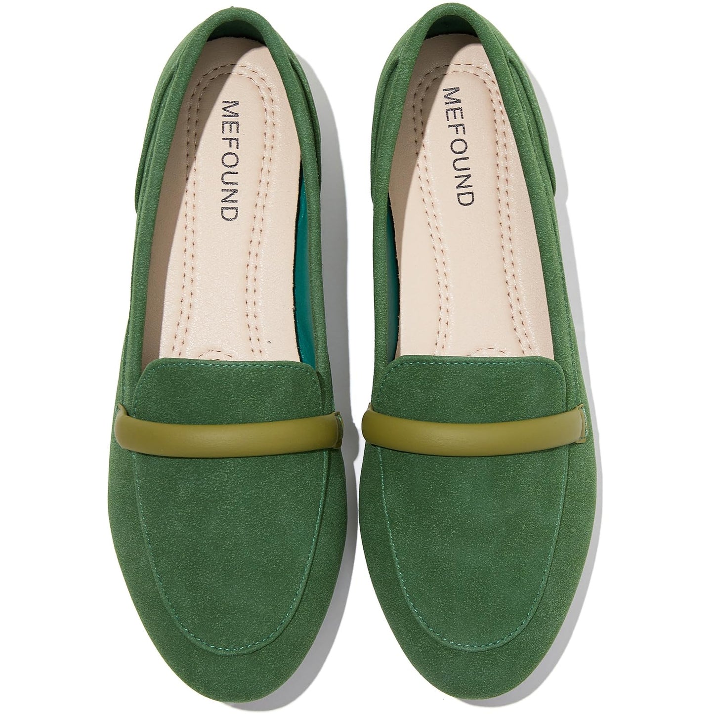 Women's Slip on Flats Shoes Runs Small Faux Suede Ballet Flats Fashion Business Casual Comfortable Flats Dressy Loafers for Women