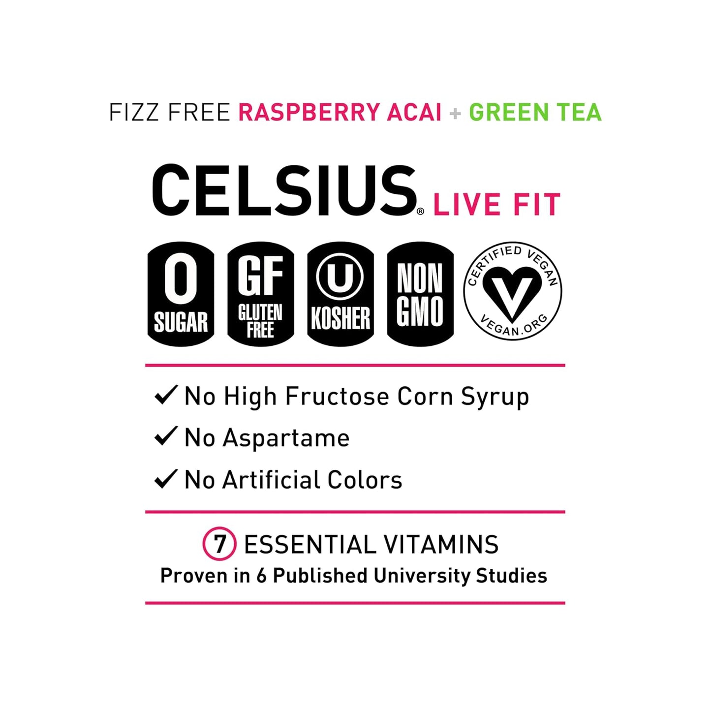 CELSIUS Sparkling Orange, Sugar Free Energy Drink, 12 Fl Oz (Pack of 12)