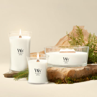 WoodWick Large Hourglass Fireside Candle, Premium Soy Blend Wax, Crackles as it burns, Perfect for Gifting, 21oz
