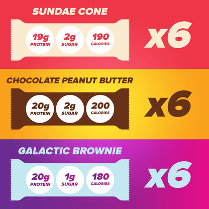 Pure Protein Bars,High Protein,Nutritious Snacks to Support Energy,Low Sugar,Gluten Free,Variety Pack,1.76oz,18 Count (Pack of 2)