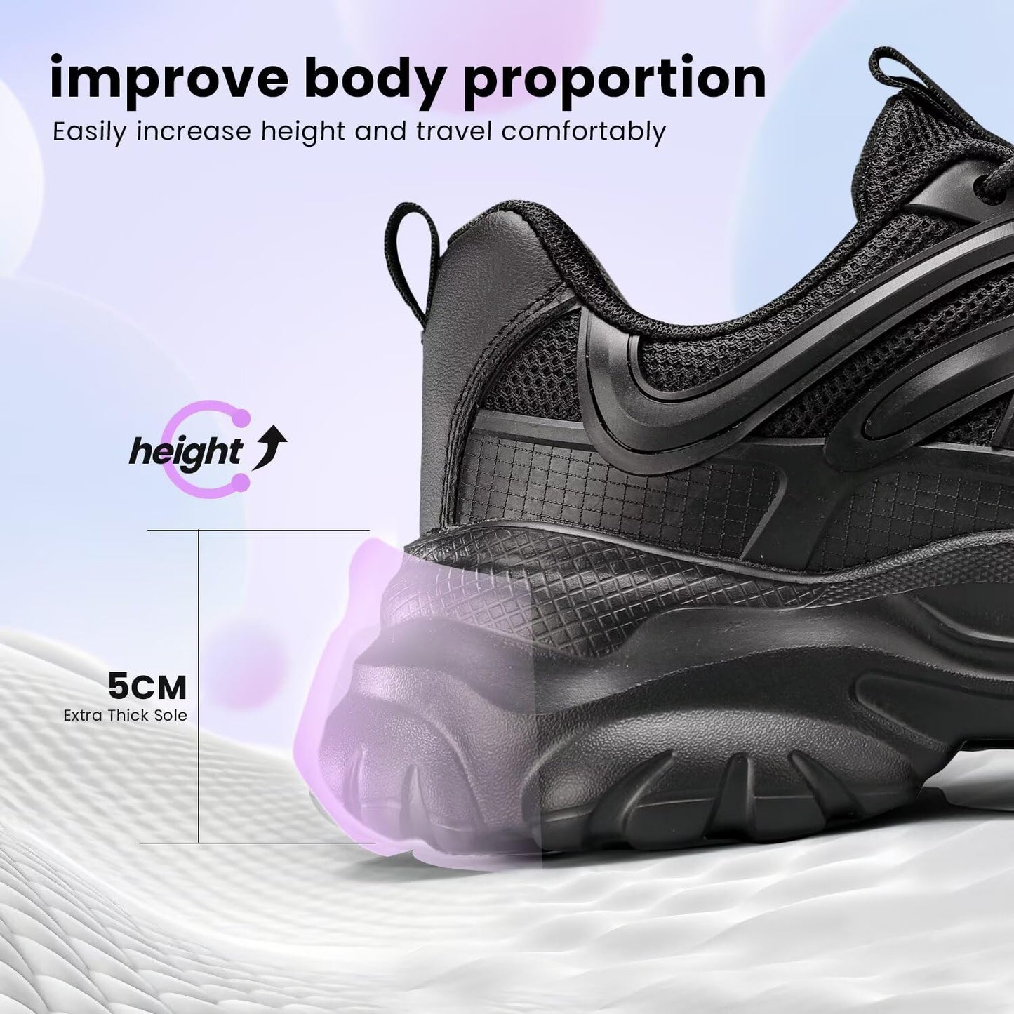 Women's Road Running Shoes Non Slip Ladies Walking Fashion Athletic Chunky Sneakers Work Gym Comfort Lightweight Mesh Soft Sole