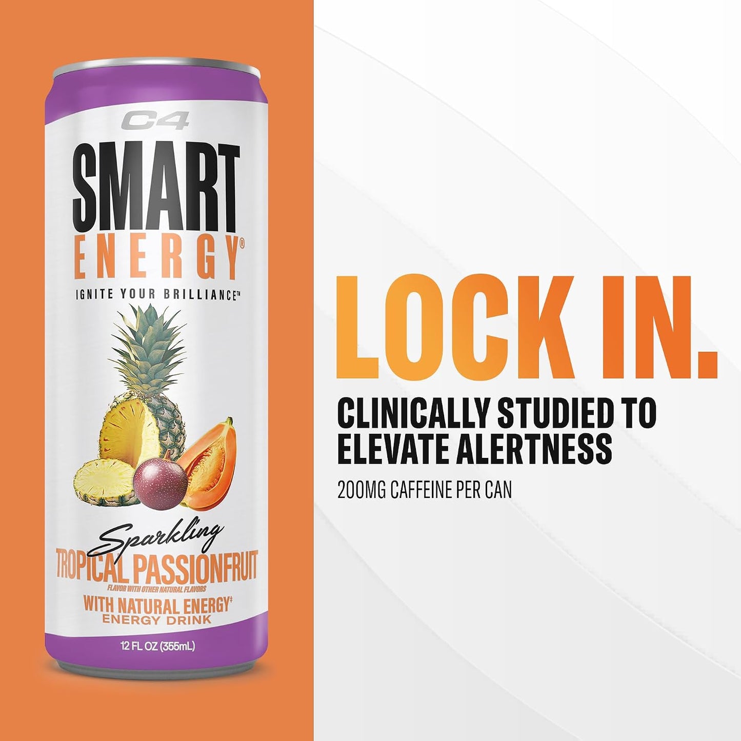 C4 Smart Energy Drinks Variety Pack, Sugar Free Performance Fuel & Nootropic Brain Booster, Coffee Substitute or Alternative, 4 Flavor Berry Breeze Variety (Pack of 24)