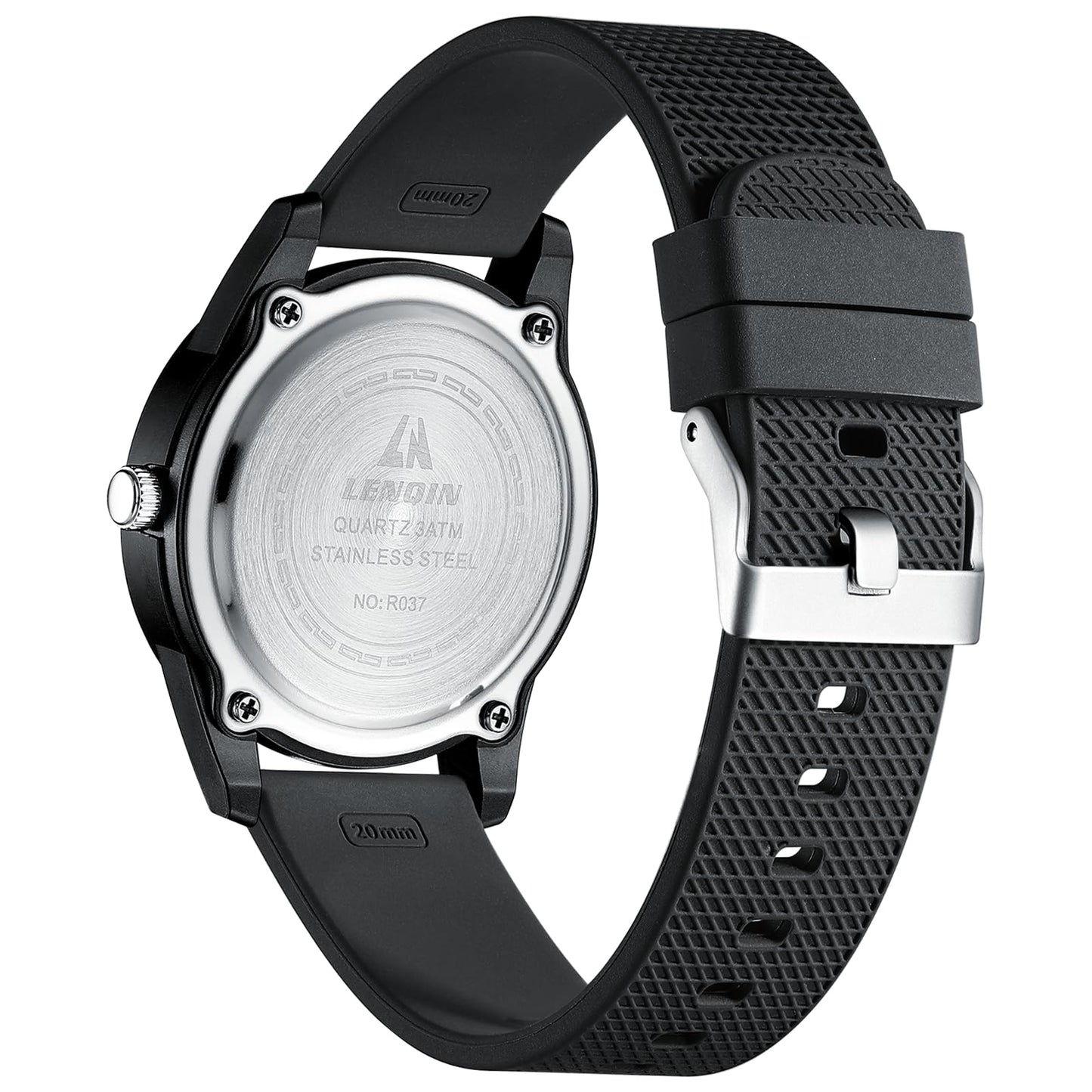 LN LENQIN Mens Watches Waterproof Stainless Steel Watch for Men Analog Quartz Fashion Business Designer Wristwatch