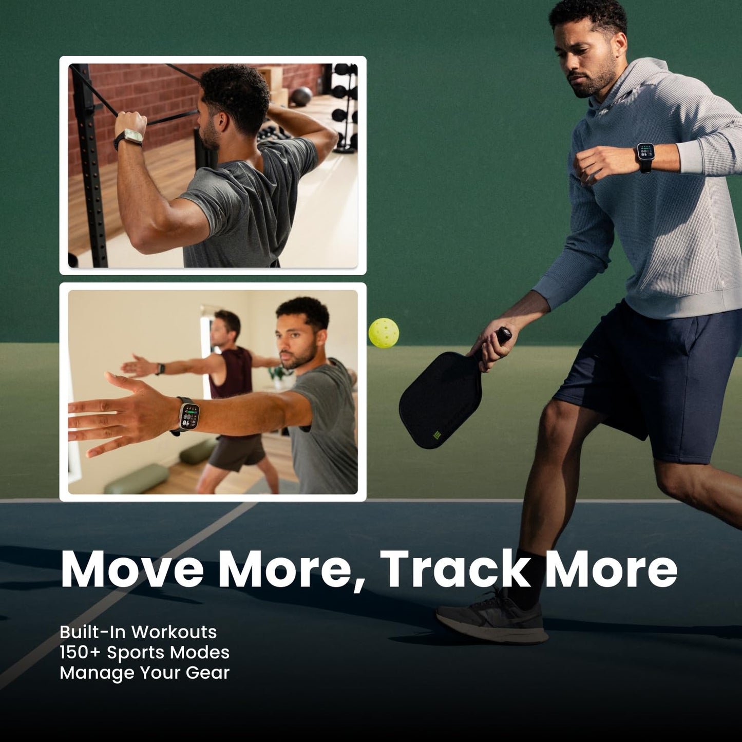 Amazfit Bip 6 Smart Watch 46mm, 14 Day Battery, 1.97" AMOLED Display, GPS & Free Maps, AI, Bluetooth Call & Text, Health, Fitness & Sleep Tracker, 140+ Workout Modes, 5 ATM Water-Resistance, Black
