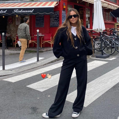 NEW YOUNG 3 Pack Women's Wide Leg Pants with Pockets High Waist Loose Sweatpants Casual Lounge Yoga Workout Palazzo