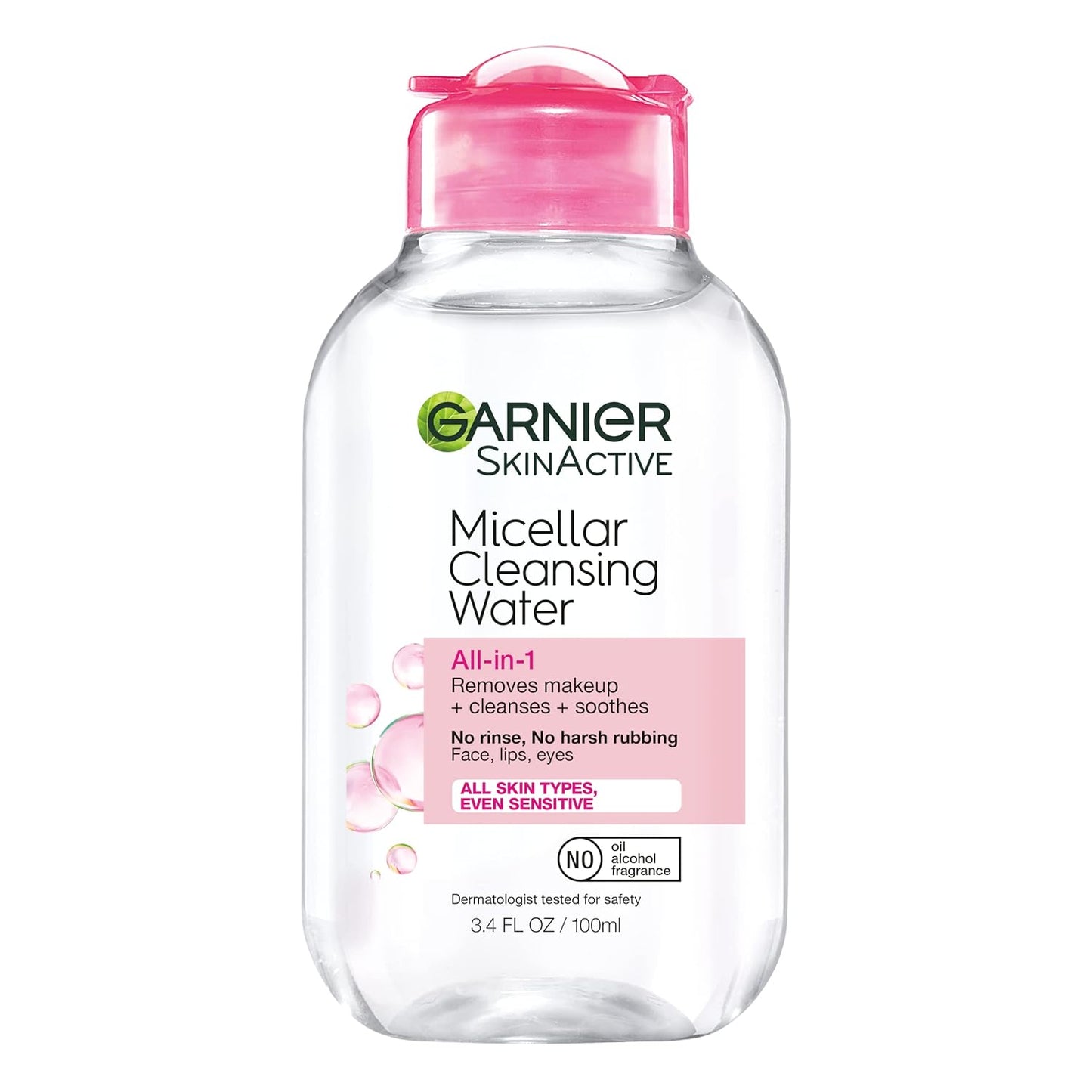 Garnier Micellar Water, Hydrating Facial Cleanser & Makeup Remover, Suitable for Sensitive Skin, Vegan, Cruelty Free, 13.5 Fl Oz (400mL), 1 Count