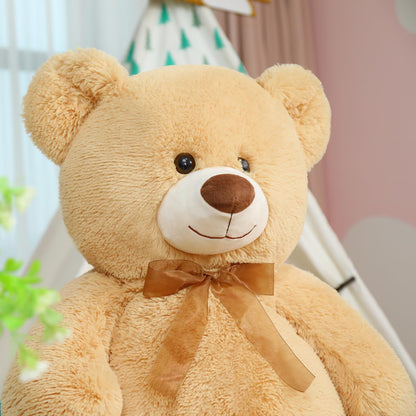Toys Studio 47 Inch Big Teddy Bear Giant Stuffed Animal for Girls, 4 Feet Large Teddy Bear Baby Shower Party Decorations Kids Women Girlfriend Christmas Valentines Gifts, Light Brown
