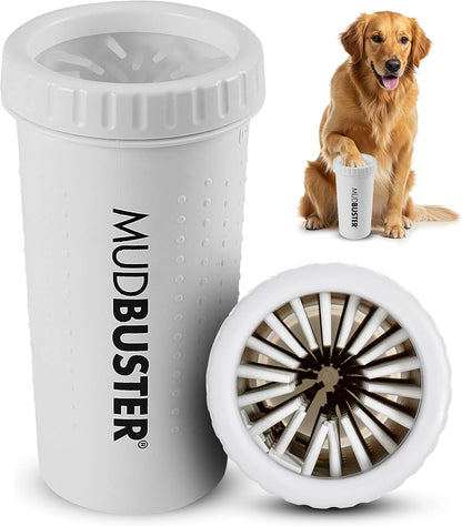 Dexas MudBuster Portable Dog Paw Cleaner - Premium Quality, Blue, Small Size for Pet Supplies and Accessories