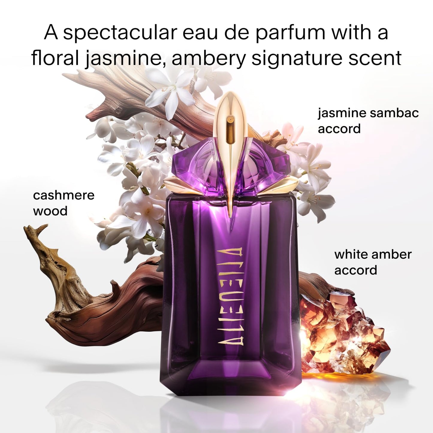 Mugler Alien Refill Bundle - Eau de Parfum - Women's Perfume - Floral & Woody - With Jasmine, Wood, and Amber - Long Lasting Fragrance - Refill & 3 Fl Oz Fragrance