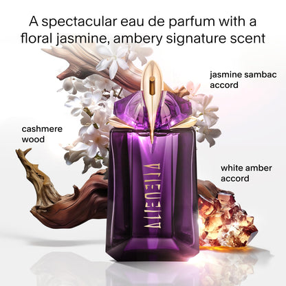 Mugler Alien Refill Bundle - Eau de Parfum - Women's Perfume - Floral & Woody - With Jasmine, Wood, and Amber - Long Lasting Fragrance - Refill & 2 Fl Oz Fragrance