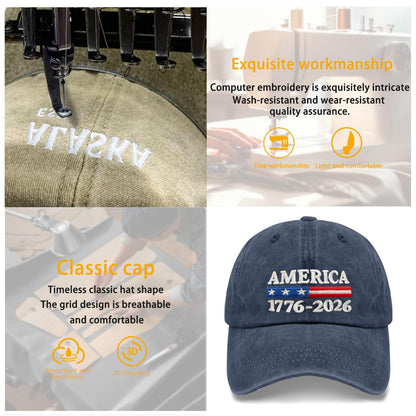 Funny Hat America Hats for Men Gifts for Dad Baseball Cap