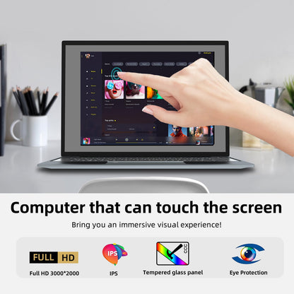 15.6" Yoga 2-in-1 Touchscreen Laptop Computer, AMD A9 Processor up to 3.2GHz, 8GB RAM 256GB SSD, Convertible Notebook with IPS FHD Display, USB-C, WiFi, Win11 Laptop for Work, Study & Home