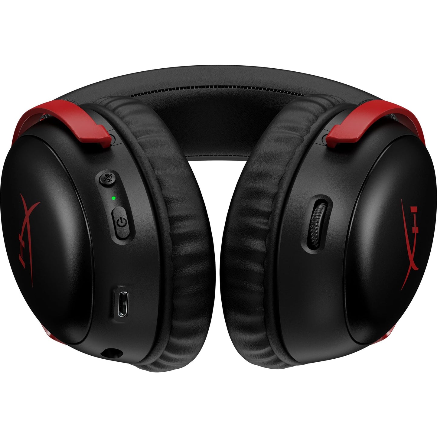 HyperX Cloud III – Wired Gaming Headset, PC, PS5, Xbox Series X|S, Angled 53mm Drivers, Spatial Audio, Memory Foam, Durable Frame, Ultra-Clear 10mm Mic, USB-C, USB-A, 3.5mm – Black/Red