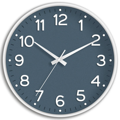 Roymnie Wall Clock Green, Silent Wall Clocks Battery Operated 8 Inch-Modern Non Ticking Analog Clock Decorative for Kitchen Office Bathroom Bedroom(Gold)