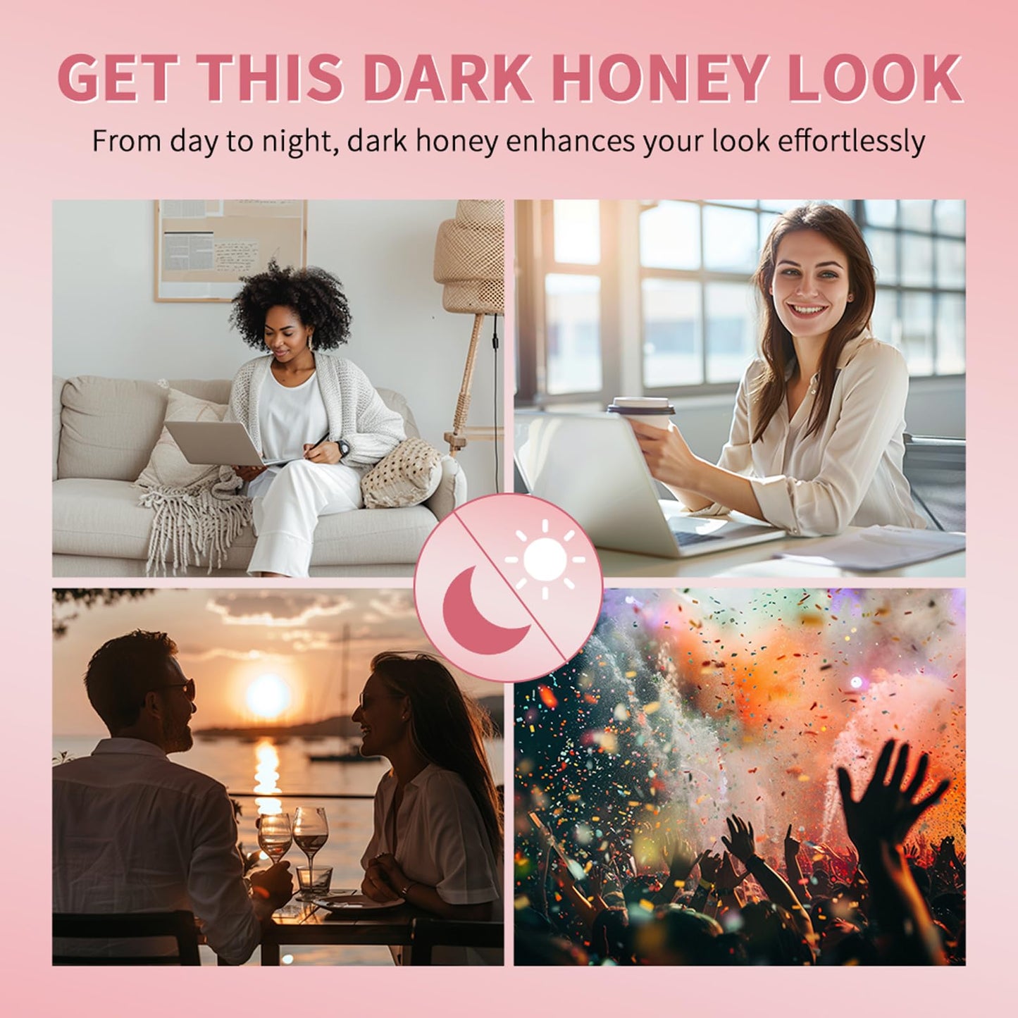 Honey Lipstick Tinted Lip Balm - Sheer Hydrating Lipstick for All Skin Tones - Moisturizing Lip Color, Nourishing Lip Balm with a Hint of Natural Black Cherry Tint