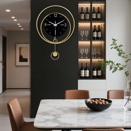Dankeit Decorative Wall Clock,Silent Non-Ticking Quality Quartz Movement Battery Operated,Large Wall Clocks for Living Room Kitchen Home Bathroom Bedroom Wall Decor,16x16inch,White